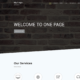 One Page C (WordPress)