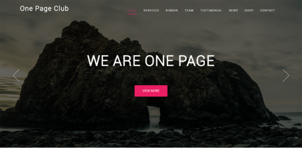One Page Club (WordPress)
