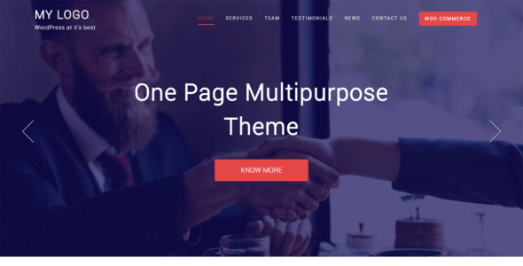 One Page Multipurpose (WordPress)