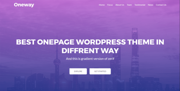 Oneway (WordPress)