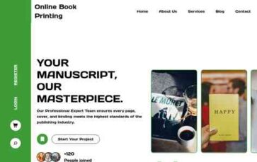 Online Book Printing (screenshot desktop)