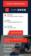 Online Courier Services (screenshot mobile)