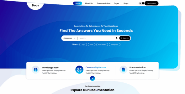 Online Documentation (WordPress)