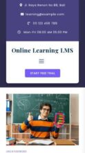 Online Learning LMS (screenshot mobile)