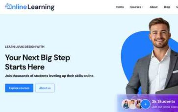 Online Learning (screenshot desktop)