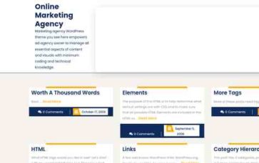 Online Marketing Agency (screenshot desktop)