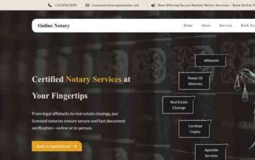 Online Notary (screenshot desktop)
