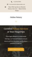 Online Notary (screenshot mobile)