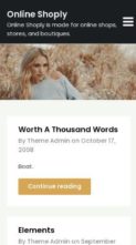 Online Shoply (screenshot mobile)