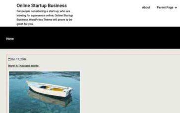 Online Startup Business (screenshot desktop)