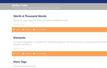 Online Tutor (screenshot desktop)