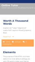 Online Tutor (screenshot mobile)