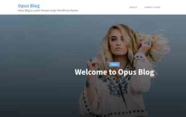 Opus Blog (screenshot desktop)