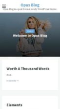 Opus Blog (screenshot mobile)