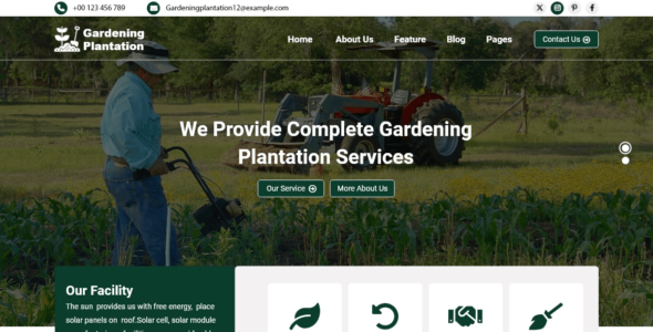 Organic Gardening (WordPress)