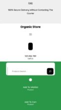 Organic Store (screenshot mobile)