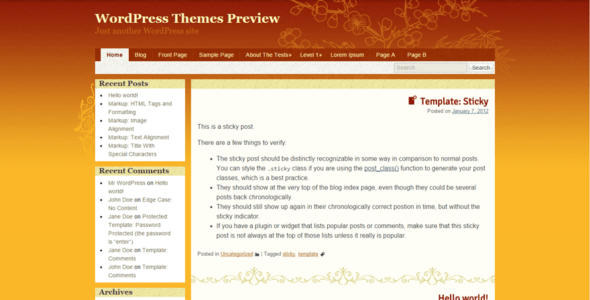 Oriental (WordPress)