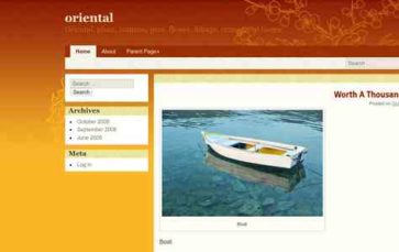 Oriental (screenshot desktop)
