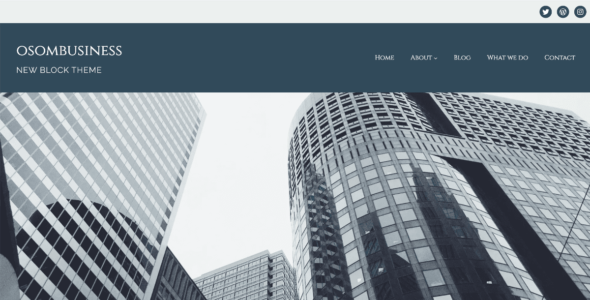 Osom Business (WordPress)