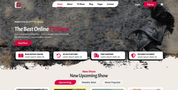 OTT TV Shows (WordPress)