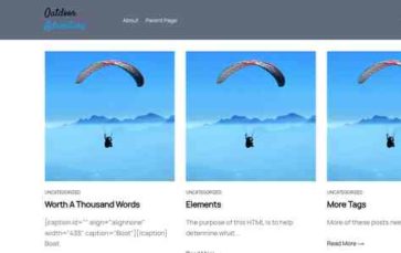 Outdoor Adventure (screenshot desktop)