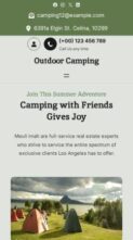 Outdoor Camping (screenshot mobile)