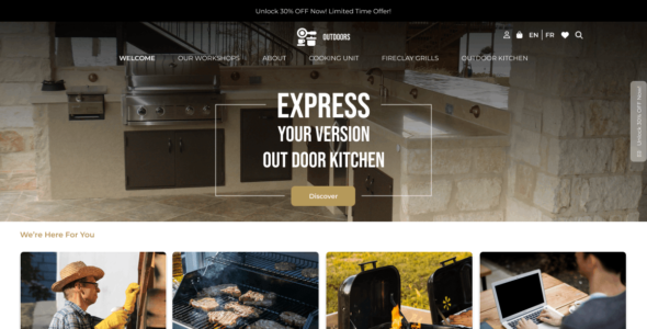 Outdoor Kitchen (WordPress)