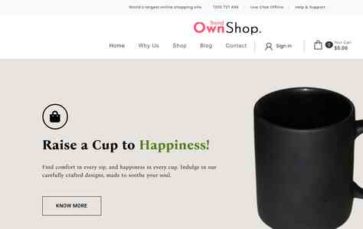 Own Shop Trend (screenshot desktop)