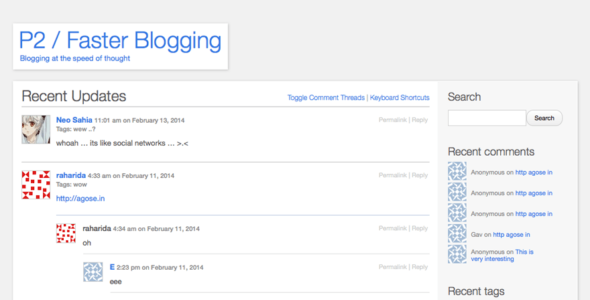 P2 (WordPress)