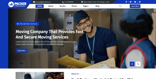 Packers Logistic (WordPress)