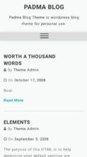 Padma Blog (screenshot mobile)