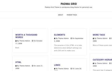 Padma Grid (screenshot desktop)