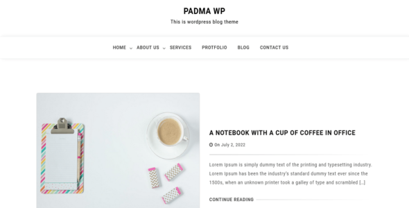 Padma WP (WordPress)