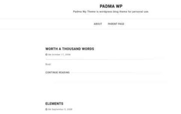 Screenshot Desktop Padma WP (screenshot desktop)