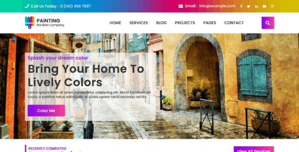 Painting Contractor (WordPress)