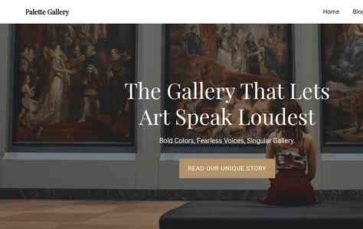 Palette Gallery (screenshot desktop)