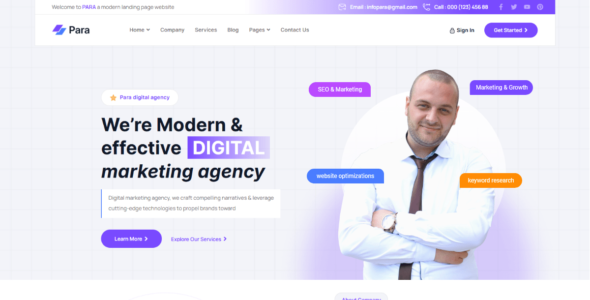 Para Digital Marketing (WordPress)