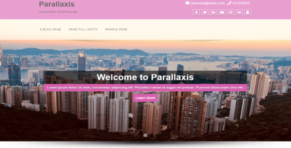 Parallaxis (WordPress)