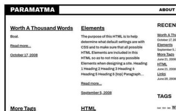 Paramatma (screenshot desktop)