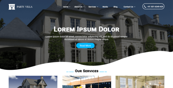 Party Villa (WordPress)