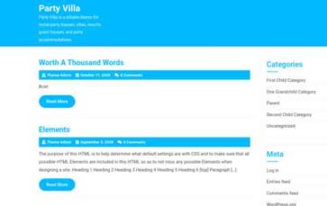 Party Villa (screenshot desktop)