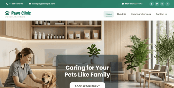 Paws Clinic (WordPress)