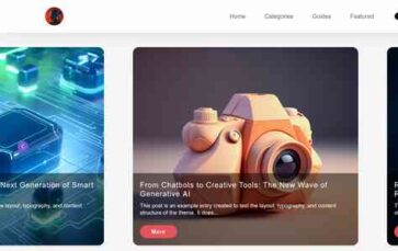 Peblog (screenshot desktop)