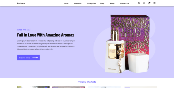 Perfume Store (WordPress)