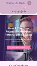 Personal Life Coach (screenshot mobile)