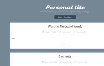 Personal Lite (screenshot desktop)