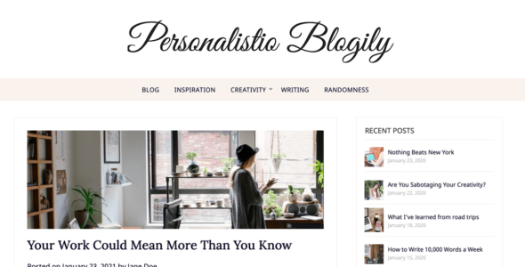 Personalistio Blog (WordPress)