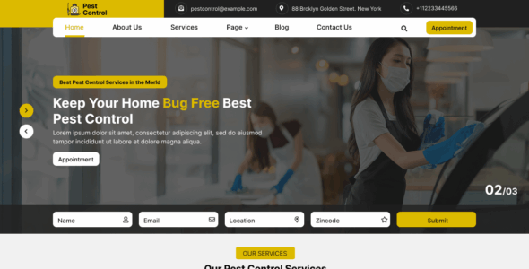 Pest Control Company (WordPress)