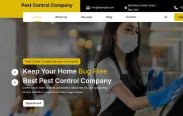 Pest Control Company (screenshot desktop)