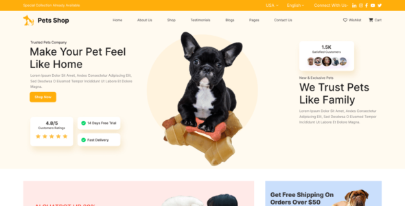 Pet Accessory Store (WordPress)